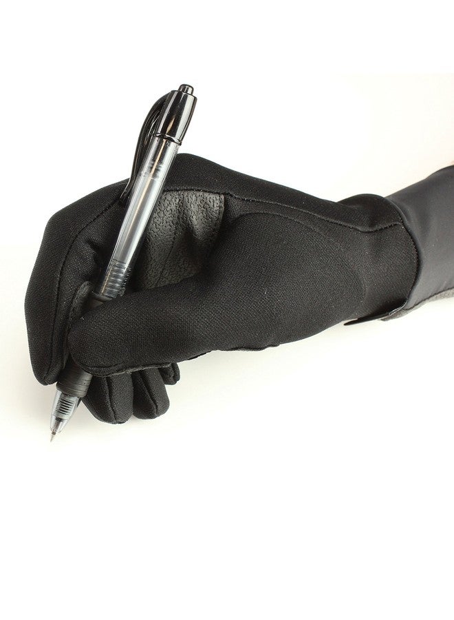 Seirus Serius Innovation 1431 Womens Ladies Hyperlite All Weather Polartec Ultra-Thin Weatherproof Glove, Black, Medium/Large - Image 4